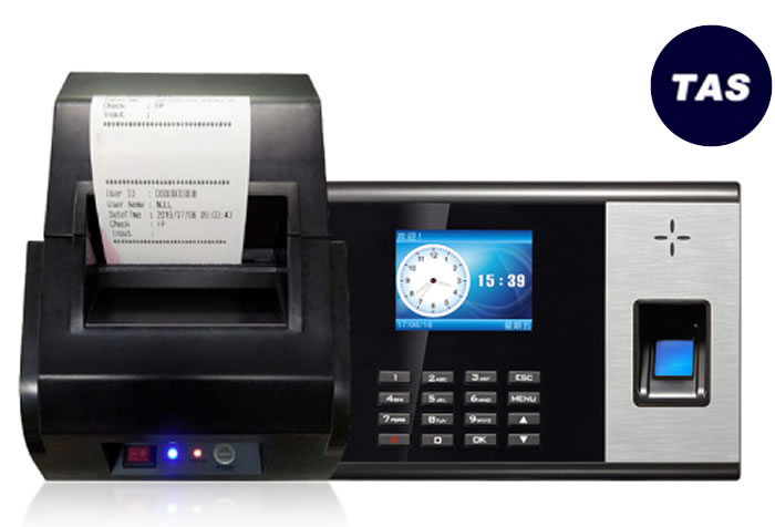 Fingerprint Reader Time Attendance With Printer